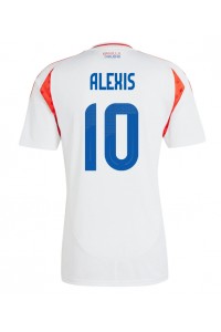 Fotbalové Dres Chile Alexis Sanchez #10 Venkovní Oblečení Copa America 2024 Krátký Rukáv